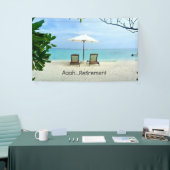 Banderoles Aaah...Retraite, design populaire, (Salon professionnel)