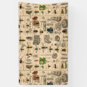 Banderoles Abeille Insecte Bug Wasp Nature Peinture des abeil (Vertical)