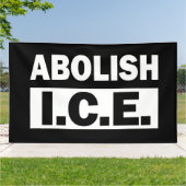 Banderoles Abolir ICE (Dehors)