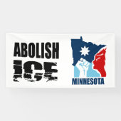 Banderoles Abolir l'ICE (Horizontal)