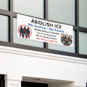Banderoles Abolish ICE | Bring Back Compassion and Empathy (Bâtiment extérieur)