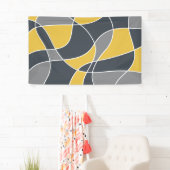 Banderoles Abstract, modern, geometric, trendy pattern (En situation)