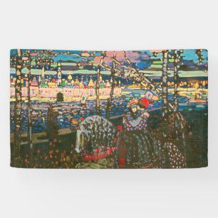 Banderoles Abstrait Kandinsky équitation Couple coloré