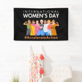 Banderoles Accélérer l’action Journée internationale de la fe (En situation)