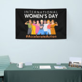 Banderoles Accélérer l’action Journée internationale de la fe (Salon professionnel)