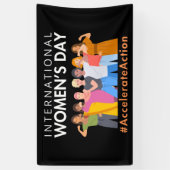 Banderoles Accélérer l’action Journée internationale de la fe (Vertical)