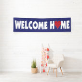 Banderoles Accueil avec coeur (Insitu)