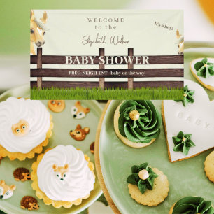 Banderoles Accueil Baby shower Cheval Cute