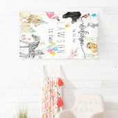 Banderoles Accueil d'anniversaire d'une fête simple moderne (En situation)