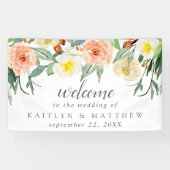 Banderoles Accueil de la collection de Mariages Spring Blosso (Horizontal)