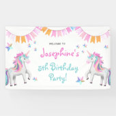 Banderoles Accueil de la soirée Anniversaire de enfant de la  (Horizontal)