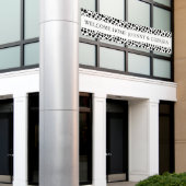 Banderoles Accueil Décoration murale sur mesure imprimée (Bâtiment extérieur)