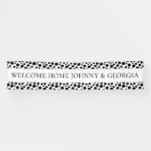 Banderoles Accueil Décoration murale sur mesure imprimée (Horizontal)