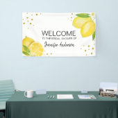 Banderoles Accueil du citron de la Squeeze principale (Salon professionnel)