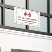 Banderoles Accueil États-Unis Drapeau Militaire Marine (Bâtiment extérieur)