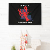 Banderoles Accueil moderne écrevisse rouge Louisiane nom pers (Insitu)