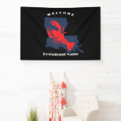 Banderoles Accueil moderne écrevisse rouge Louisiane nom pers (Insitu)