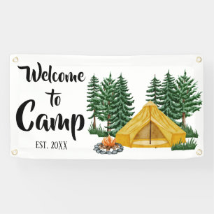 Banderoles Accueil personnalisé du camp