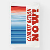 Banderoles Action climatique MAINTENANT ! Parlez pour la Terr (Verticale)