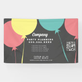 Banderoles Activité du planificateur d'événements de fête (Horizontal)