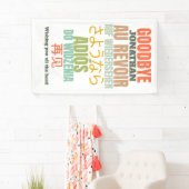 Banderoles Adieu Adieu (En situation)