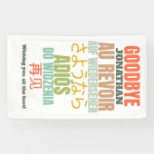 Banderoles Adieu Adieu (Horizontal)