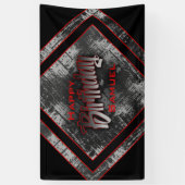 Banderoles Ado Boy Anniversaire (Vertical)