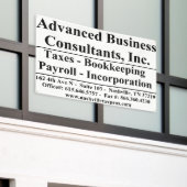 Banderoles Advanced Business (Bâtiment extérieur)