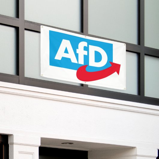 Banderoles AfD : Alternative für Deutschland (Bâtiment extérieur)