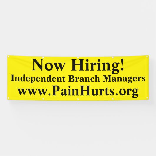 Banderoles Affaires jaunes lumineuses maintenant de location (Horizontal)