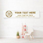 Banderoles Affichage des événements du logo de la société per (En situation)