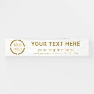 Banderoles Affichage des événements du logo de la société per