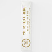 Banderoles Affichage des événements du logo de la société per (Vertical)