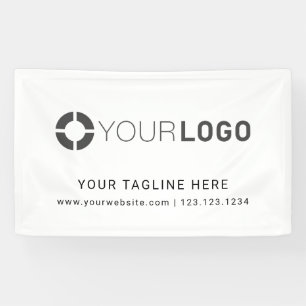 Banderoles Affichage des événements du logo de la société per