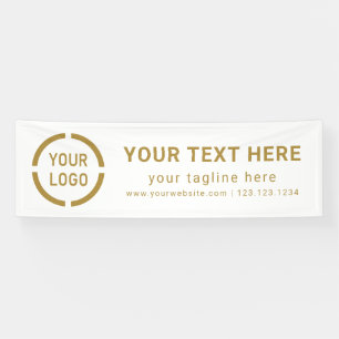 Banderoles Affichage des événements du logo de la société per