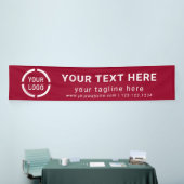 Banderoles Affichage des événements du logo de la société per (Salon professionnel)