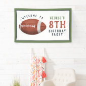 Banderoles Affiche de bienvenue Anniversaire de enfant de foo (En situation)