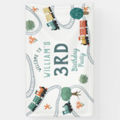 Banderoles Affiche de bienvenue Anniversaire de enfant de tra (Vertical)