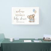 Banderoles Affiche de bienvenue Baby shower de Teddy Bear (Salon professionnel)