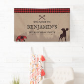 Banderoles Affiche de bienvenue d'anniversaire de la sériole  (En situation)