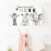 Banderoles Affiche de bienvenue d'anniversaire d'une fête sim (En situation)