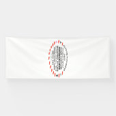 Banderoles Affiche de bienvenue de mariage personnalisée 10'  (Horizontal)