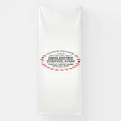 Banderoles Affiche de bienvenue de mariage personnalisée 10'  (Verticale)