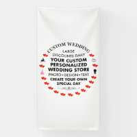 Affiche de bienvenue de mariage personnalisée Bann