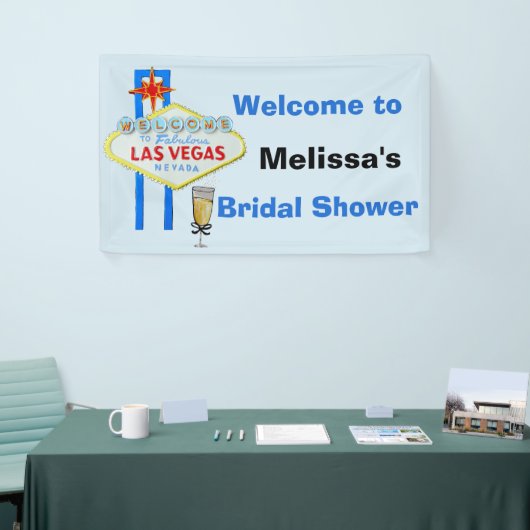 Banderoles Affiche de bienvenue Fête des mariées Las Vegas (Salon professionnel)