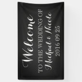 Banderoles Affiche de bienvenue Mariage de tableau de bord ru (Vertical)