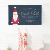 Banderoles Affiche de bienvenue secrète de la fête des fêtes  (En situation)