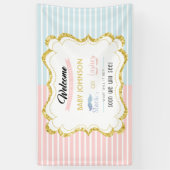 Banderoles Affiche de bienvenue Staches ou coups de fouet Par (Vertical)