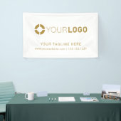 Banderoles Affiche des événements du logo de la société perso (Salon professionnel)