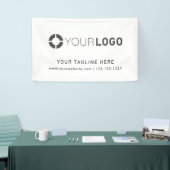 Banderoles Affiche des événements du logo de la société perso (Salon professionnel)